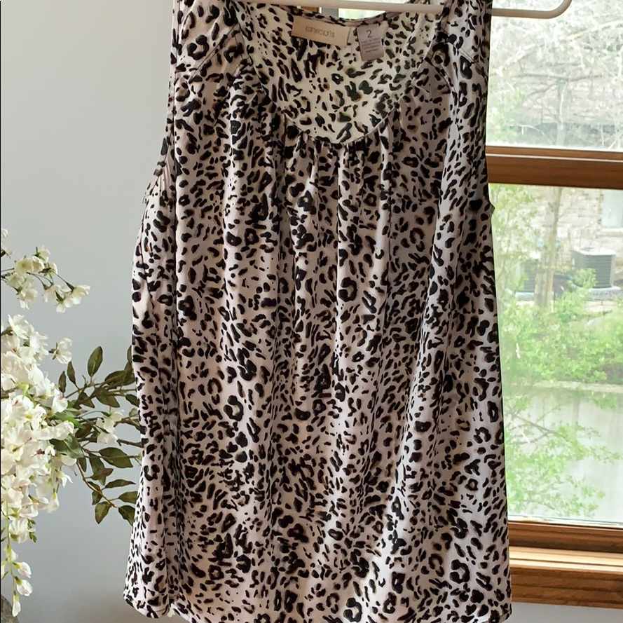 Chico’s Leopard Print Shell
